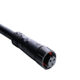 Optonica 1 méter hosszú fekete csatlakozó kábel anya (female) dugóval LED falsúrolókhoz