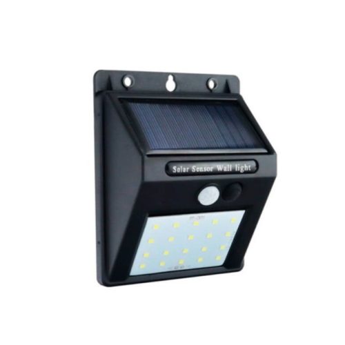 Napelemes fali lámpa mozgásérzékelővel 110 lm 0,75W