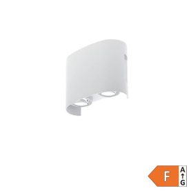   Optonica LED fali lámpa 4 lencse, 4W meleg fényű, alumínium, fehér