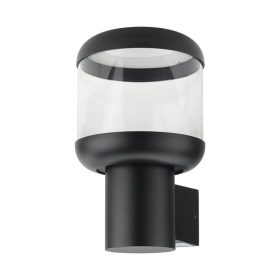   Kültéri Fali Lámpa (E27) – Időtálló, Fekete Alumínium