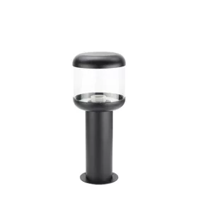 Modern fekete, 35 cm magas poller lámpa E27 foglalattal kerti utakhoz.