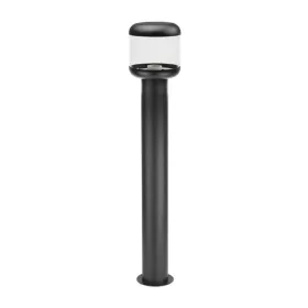 Modern fekete, 75 cm magas poller lámpa E27 foglalattal, nagyobb kerti utakhoz.