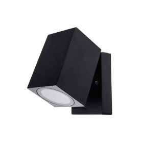 Állítható fejű fekete fali lámpa GU10 foglalattal – modern beltéri spot lámpatest