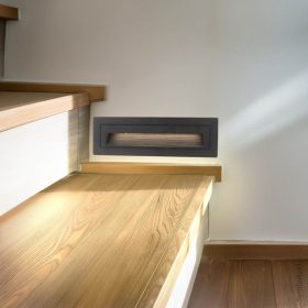   LED Lépcsővilágító 6W – Fekete, IP20, Természetes fehér (4200K)