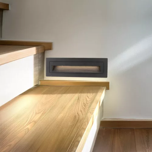 LED Lépcsővilágító 6W – Fekete, IP20, Természetes fehér (4200K)