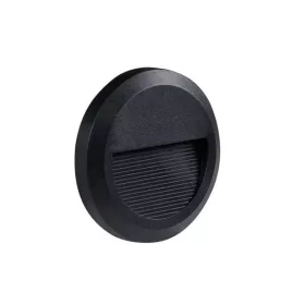   Optonica LED kerek lépcsőmegvilágító lámpa természetes fényű 2W 80lm Fekete