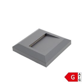   Optonica LED lépcsőmegvilágító lámpa meleg fényű 2W 80lm Szürke