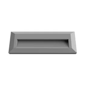   Optonica LED lépcsőmegvilágító lámpa téglalap alakú meleg fényű 3W 100lm Szürke