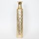 Eurolamp ESTHETI fémhatású arany váza, 61 cm magas, modern lakásdekoráció.