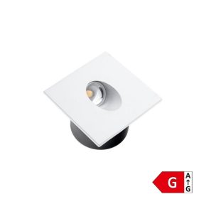   Optonica beépíthető LED lépcsővilágító négyzet természetes fényű 3W 80lm