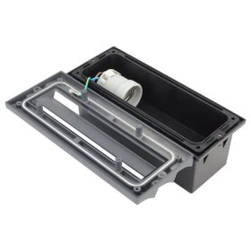   Kültéri Fali Lámpa E27-es foglalattal IP54 Szürke - Optonica