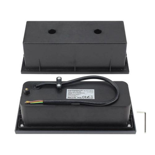 Kültéri Fali Lámpa E27-es foglalattal IP54 Szürke - Optonica