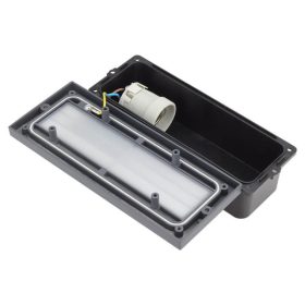   Kültéri Fali Lámpa E27-es foglalattal IP54 Szürke V2 - Optonica