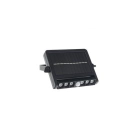   LED napelemes fali lámpa PIR szenzorral 450lm IP54 hideg fényű