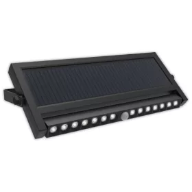   LED napelemes fali lámpa PIR szenzorral 1000lm IP54 hideg fényű