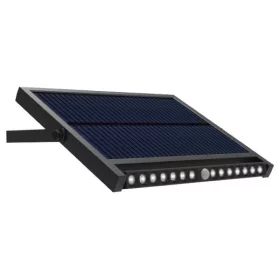   LED napelemes fali lámpa PIR szenzorral 1200lm IP54 hideg fényű