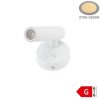 LED Fali Spotlámpa, 2W, 38°, kapcsolóval, fehér, természetes fehér fény