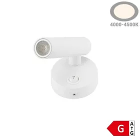   LED Fali Spotlámpa, 2W, 38°, kapcsolóval, fehér, természetes fehér fény