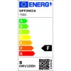 LED Fali Spotlámpa háttérvilágítással, 8W, 40°, kapcsolóval, 2xUSB porttal, fehér, természetes fehér fény