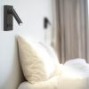 LED Fali Spotlámpa – 2W, 38° sugárzási szög, kapcsolóval és 2 USB-porttal​
