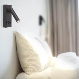 LED Fali Spotlámpa – 2W, 38° sugárzási szög, kapcsolóval és 2 USB-porttal​