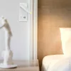 LED Fali Spotlámpa, 2W, 38°, kapcsolóval, 2xUSB porttal, fehér, természetes fehér fény