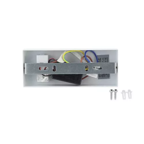 LED Fali Spotlámpa, 2W, 38°, kapcsolóval, 2xUSB porttal, fehér, természetes fehér fény