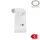 LED Fali Spotlámpa, 2W, 38°, kapcsolóval, 2xUSB porttal, fehér, természetes fehér fény