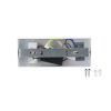 LED Fali Spotlámpa, 2W, 38°, kapcsolóval, 2xUSB porttal, fehér, természetes fehér fény