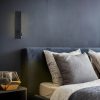 LED fali spotlámpa 11W – kapcsolóval és háttérvilágítással – modern dizájn