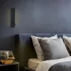 LED fali spotlámpa 11W – kapcsolóval és háttérvilágítással – modern dizájn