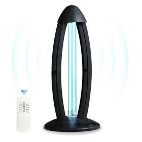 Germicid UV-C fertőtlenítő lámpa – 38W – fekete színben – vírus- és baktériummentesítéshez