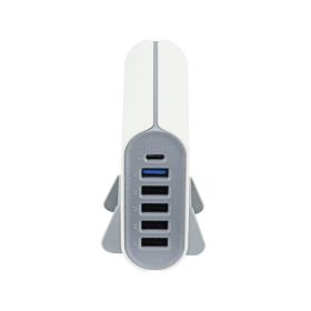   6 Portos Töltőállomás (USB-C/USB-A) – A Családi Töltő Központ