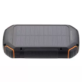 Napelemes power bank, 20000mAh, LED lámpával