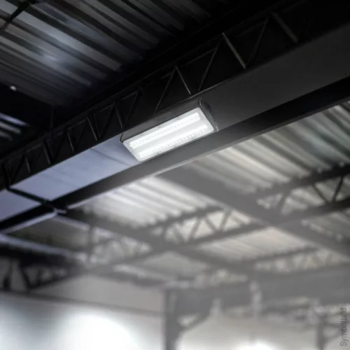 50W-os, lineáris, IP65 és IK08 védettségű LED ipari csarnokvilágító lámpatest, hideg fényű