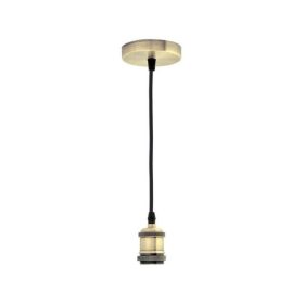 Vintage függőlámpa E27 Bronz 1,1 méter