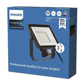   PHILIPS Projectline LED reflektor mozgásérzékelővel 30W 2700lm 4000K