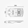 Napelemes LED Utcai Lámpa 8W 500lm IP65 6000K - Optonica