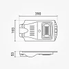 Napelemes LED Utcai Lámpa 8W 500lm IP65 6000K - Optonica