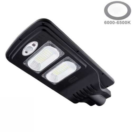 Napelemes LED Utcai Lámpa Távirányítóval 8W 890lm 6000K Hideg Fehér – Optonica