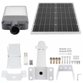 Napelemes utcai lámpa 40W 5200lm 6000K IP66