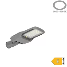 Optonica szürke 50W LED utcai lámpa állítható dőlésszöggel és NEMA szenzor foglalattal