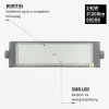 240W nagyteljesítményű ipari kültéri LED reflektor hideg fehér fénnyel