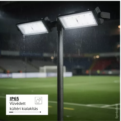 240W nagyteljesítményű ipari kültéri LED reflektor hideg fehér fénnyel