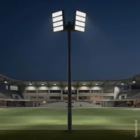 480W nagyteljesítményű ipari kültéri LED reflektor, Stadionlámpa, hideg fehér fénnyel