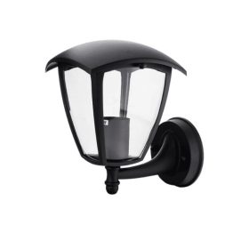 Kültéri fali lámpa E27-es foglalattal fekete - Optonica