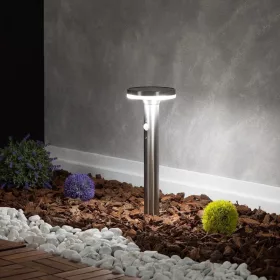   Leszúrható napelemes kerti lámpa PIR szenzor 4,4W INOX alumínium