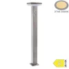 INOX alumínium napelemes kerti állólámpa 4,4W mozgásérzékelővel 80cm 