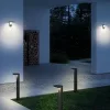 Optonica napelemes fali lámpa téglatest alakú, PIR szenzorral, 9W IP44