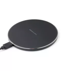 Vezeték Nélküli Gyorstöltő Pad (Qi) Fekete 5V 2A/9V 2A